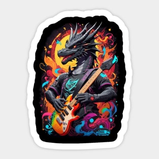 Black dragon Sticker